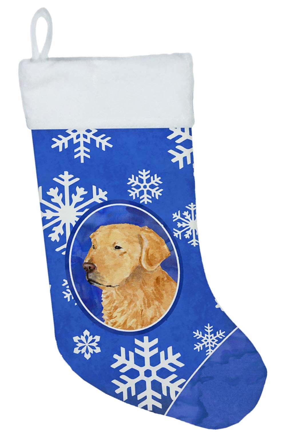 Caroline\'s Treasures SS4614-CS Golden Retriever Winter Snowflakes Holiday