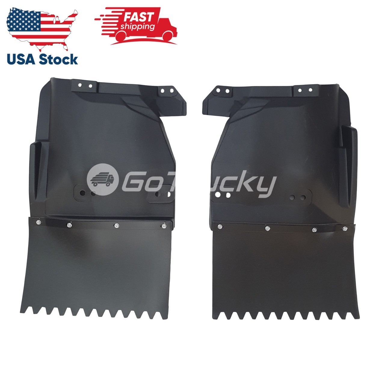 2x Mud Guard + Flap Left Right for ISUZU NRR NPR NQR NPR-HD 08-24