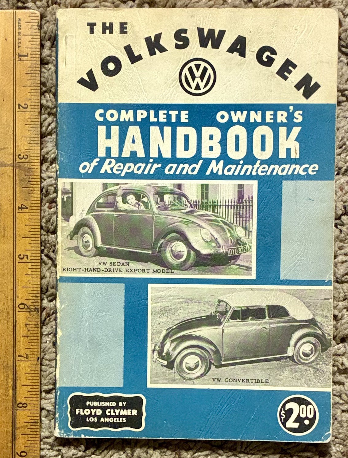 Volkswagen Complete Owner\'s Handbook of Repair & Maintenance 1957 Floyd Clymer