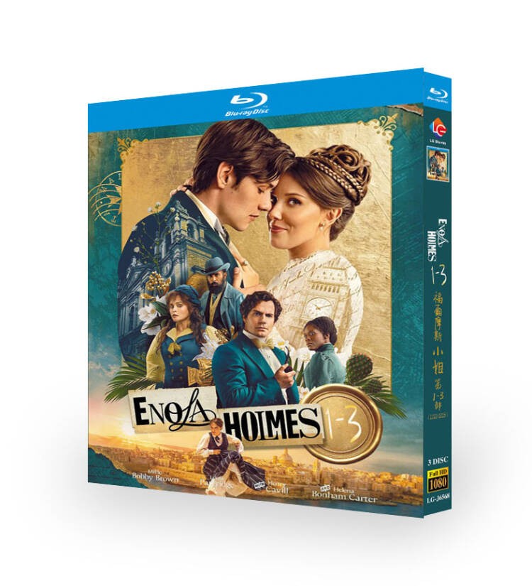 Enola Holmes 1-3 (2026)3BD New Sealed Box Set