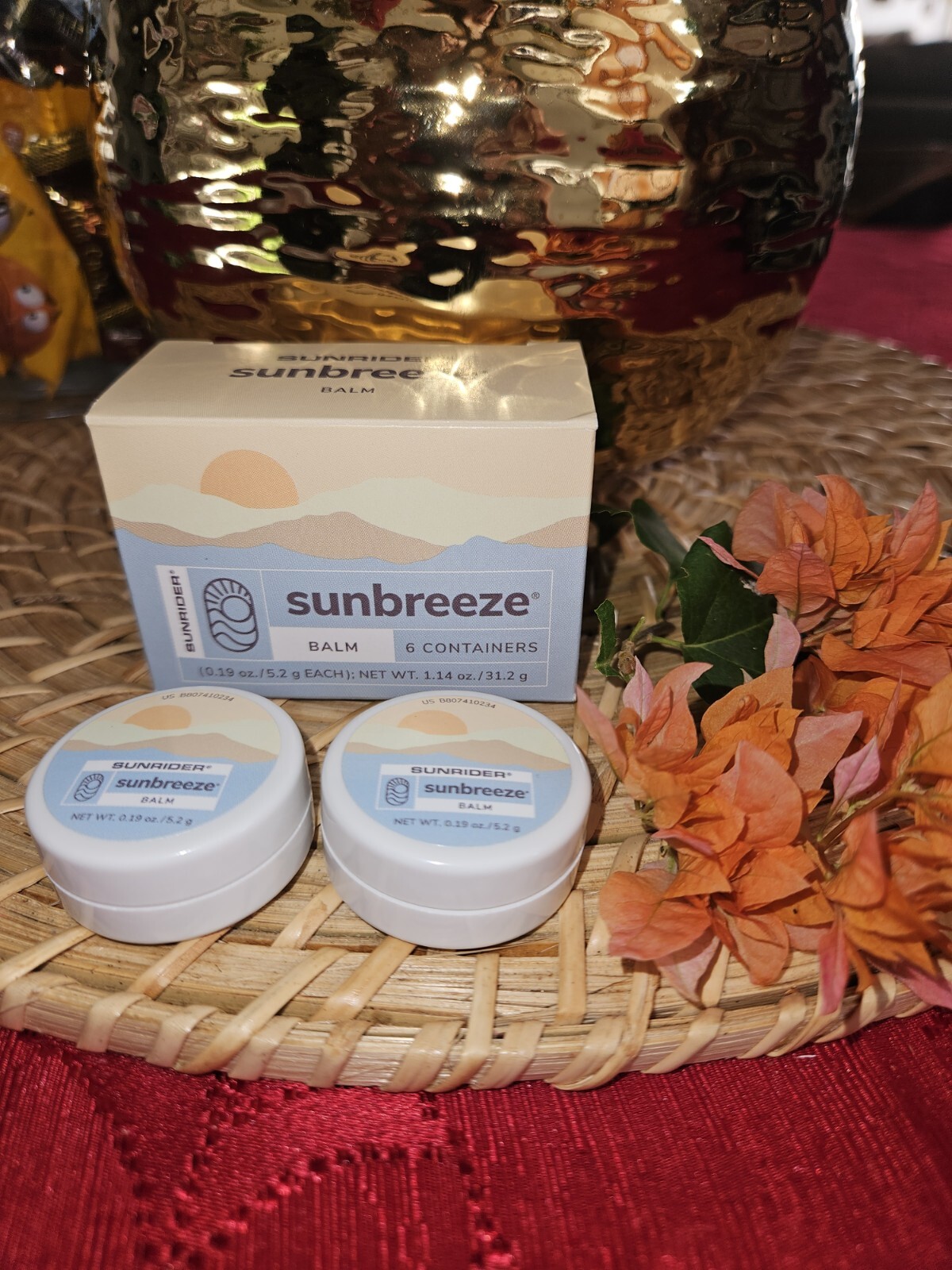 (2)Sunrider SunBreeze BALM(.19oz )Soothing Pain Relief EXP 3/12/28 NEW PACKAGING (2)Sunrider SunBreeze BALM(.19oz )Soothing Pain Relief EXP 3/12/28 NEW PACKAGING