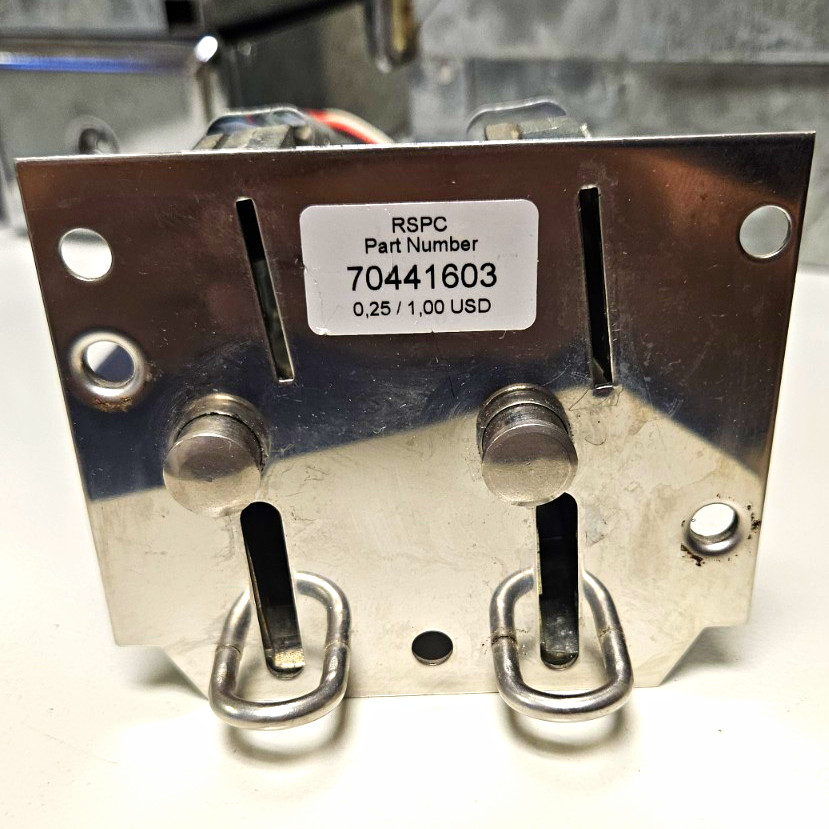 Alliance Speed Queen Huebsch Coin Acceptor Double Drop 70441603 0.25/1.00