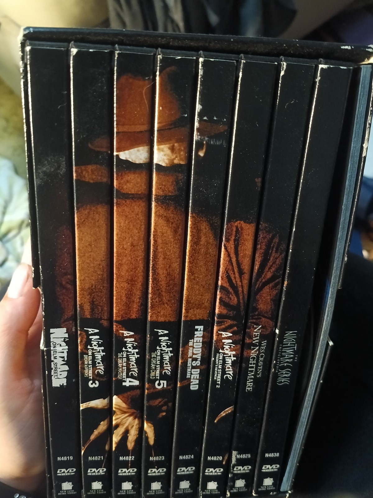 The Nightmare on Elm Street Collection {DVD} 1999 8-Disc Set Bundle Set Preowned The Nightmare on Elm Street Collection {DVD} 1999 8-Disc Set Bundle Set Preowned