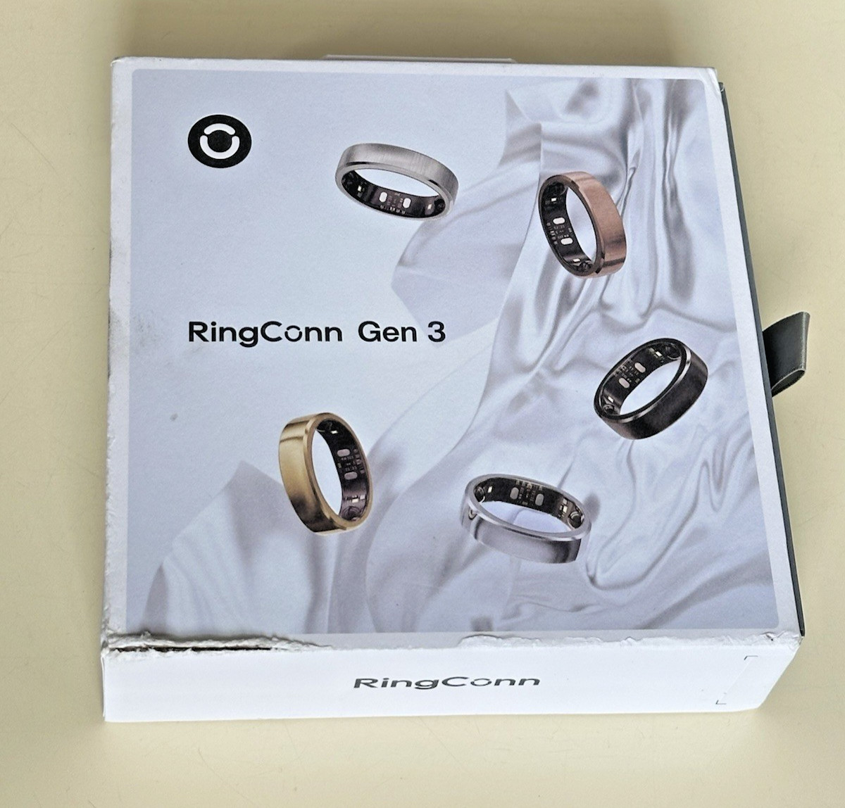 RingConn Gen 3 Ultra-Thin Smart Ring SZ 08 Royal Gold Health Tracking NEW SEALED