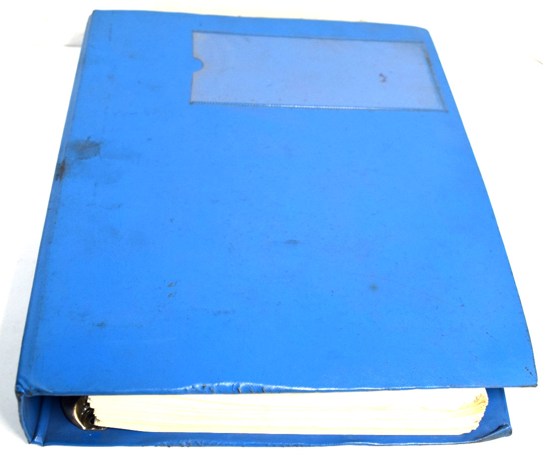 Vintage BMW 2002 1602 1502 1802 Factory Service Repair Manual OEM Blue Binder