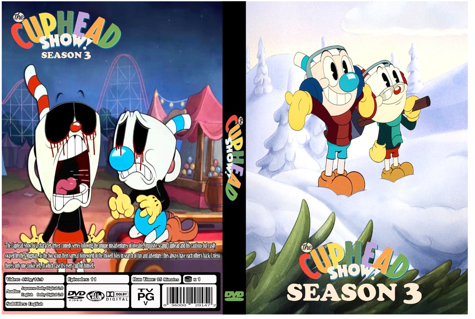 The Cuphead Show Animated Series Season 3 Dual Audio English/Japanese