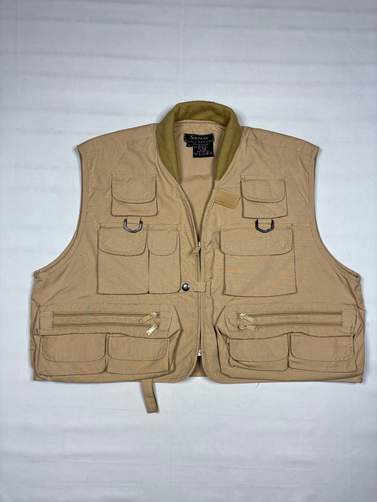 VTG  Solitude Fly Company Mens Large Multi-Pocket Fly Fishing Utility Cargo Vest