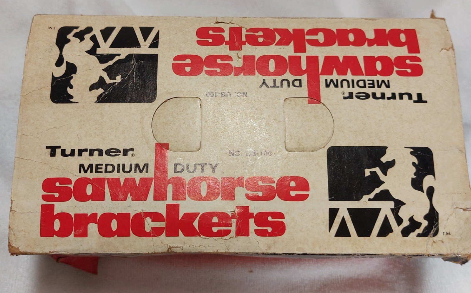 VTG Turner UB-100 Medium Duty Steel Sawhorse Brackets Orig Box