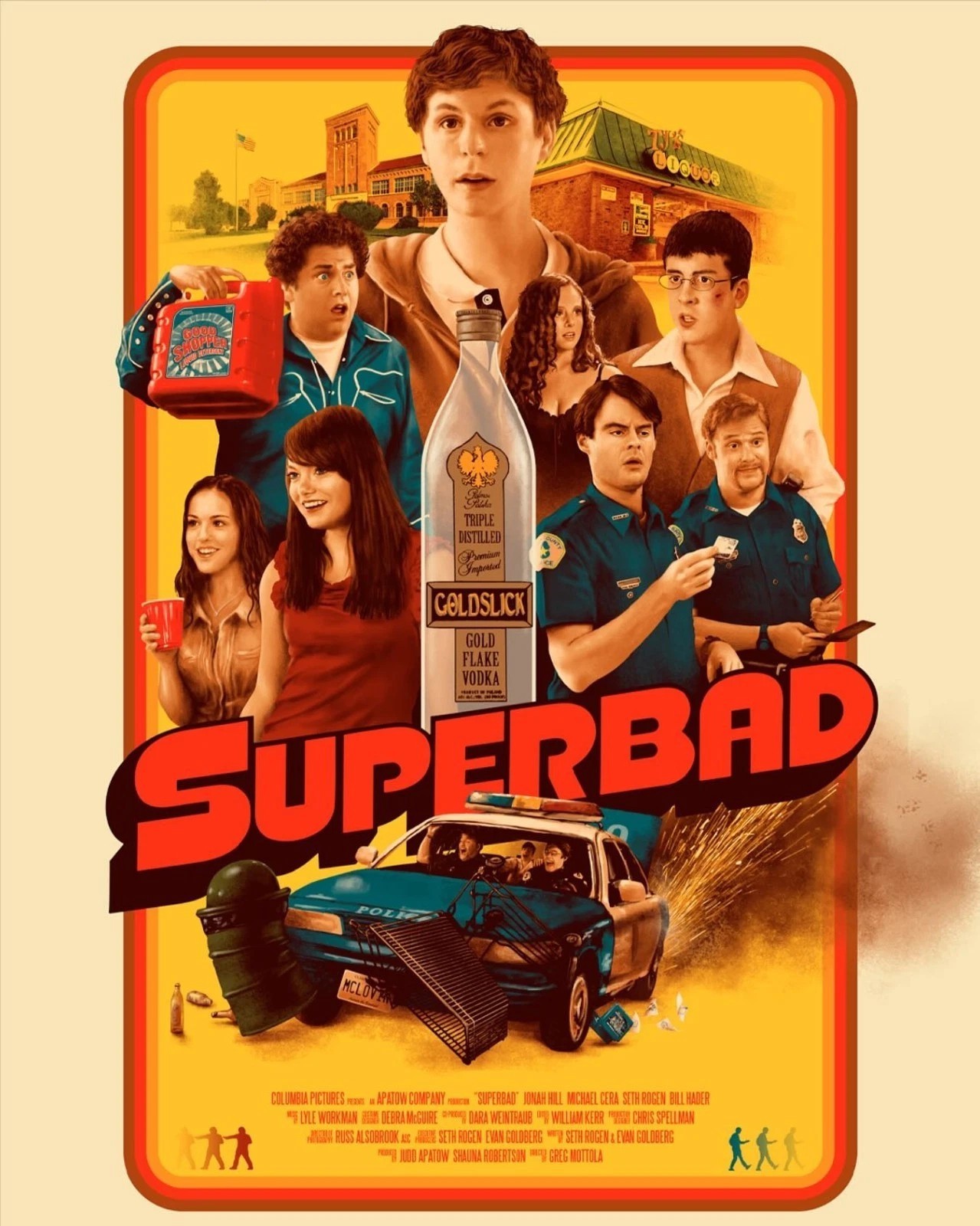 Superbad Teen Comedy Cult Classic Movie Poster