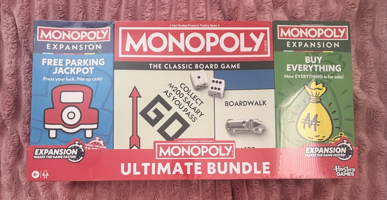 Monopoly Ultimate Bundle, Monopoly Classic Game And 2 Expansion Packs