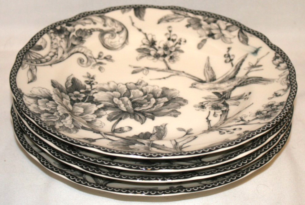 222 Fifth Adelaide Black Floral/Bird Round 8.5 222 Fifth Adelaide Black Floral/Bird Round 8.5