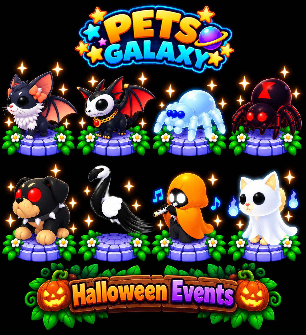 Halloween Events - Kitty Bat - Slimingo - Scarebear - Evil Chick - Adopt From Me