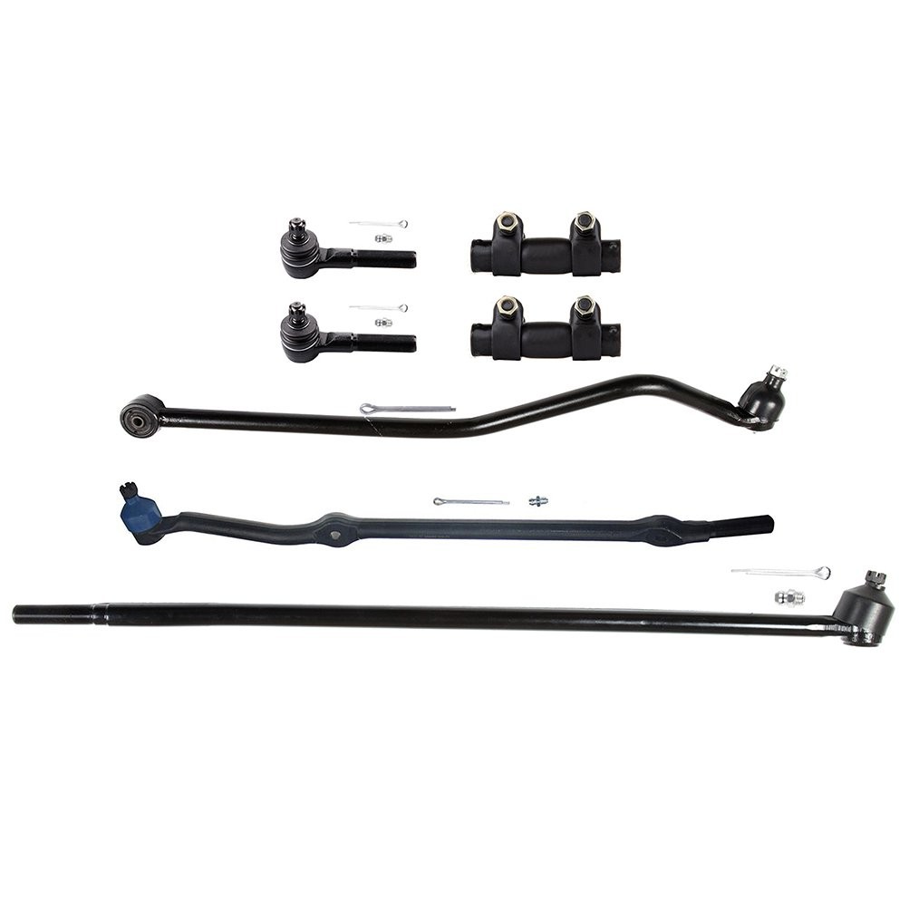 7Pcs For 93-1998 Jeep Grand Cherokee 5.2L Front Tie Rods Track Bar Steering Part