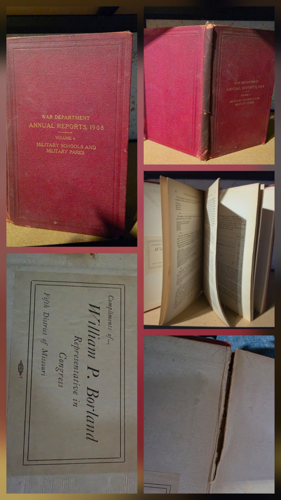 War Department Annual Reports 1908 Volume 4 Military Schools And Military Parks War Department Annual Reports 1908 Volume 4 Military Schools And Military Parks