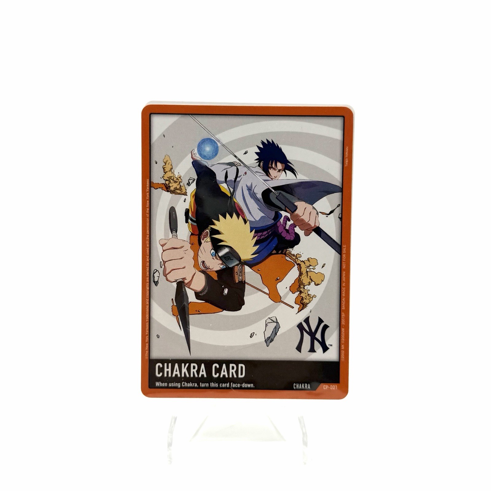 2026 Naruto x NY Yankees CP-001 Chakra Card Yankee Stadium Promo Sealed