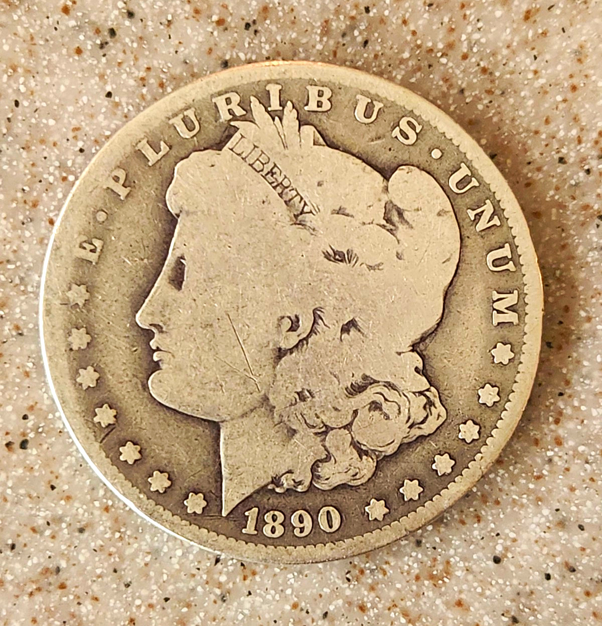 1890 Morgan Silver Dollar $1 New Orleans Business .900 Silver KM#110