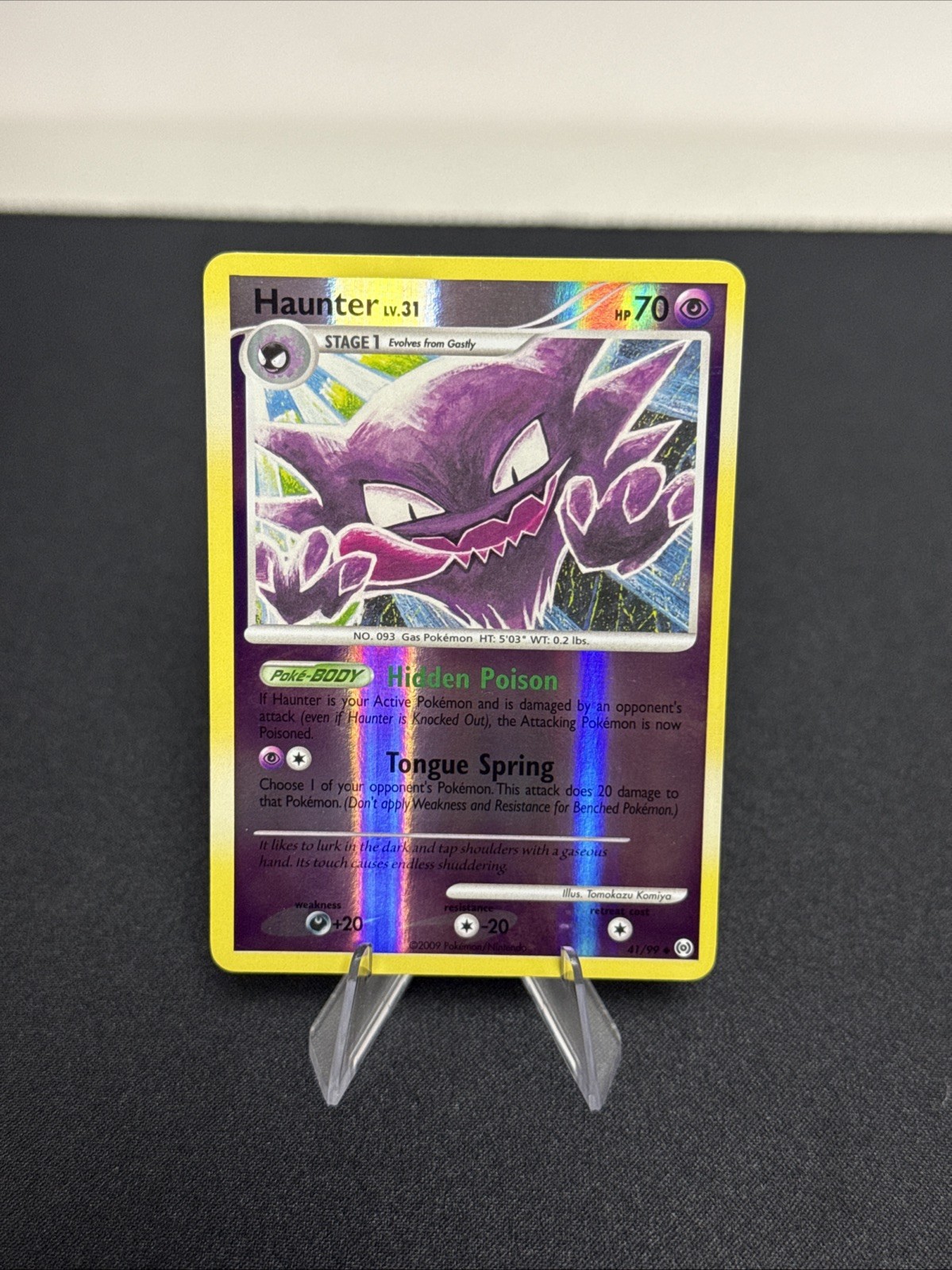 NM Haunter (41) Reverse Holo 41/99 Uncommon Arceus Tomokazu Komiya HIGH GRADE
