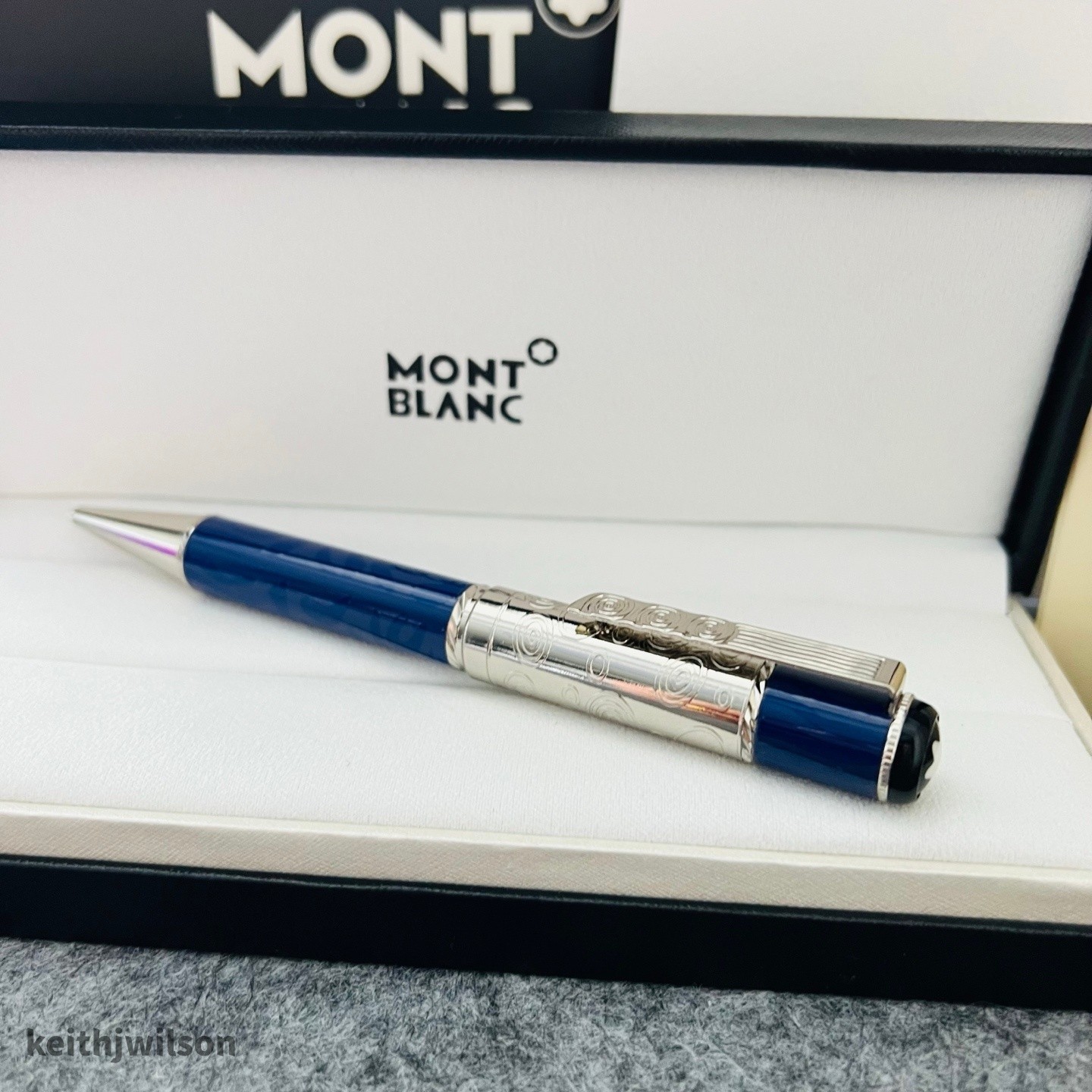 Montblanc Master Series Krim Signature Blue Ballpoint Pen