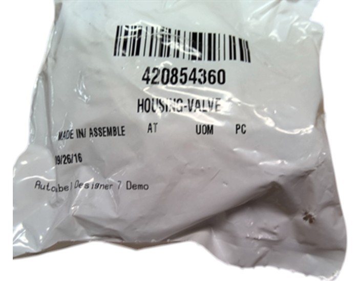 BRP HOUSING VALVE 420854360 NEW OEM