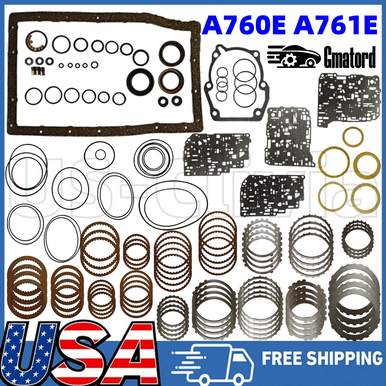 New A760E A761E Transmission Master Overhaul Rebuild Kit For Toyota Crown 05-UP