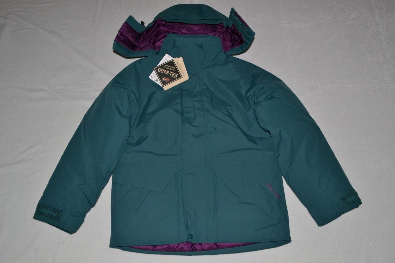 AUTHENTIC MARMOT GORE TEX MEN\'S MAMMOTH PARKA DARK JUNGLE TEAL  NEW ALL SIZES
