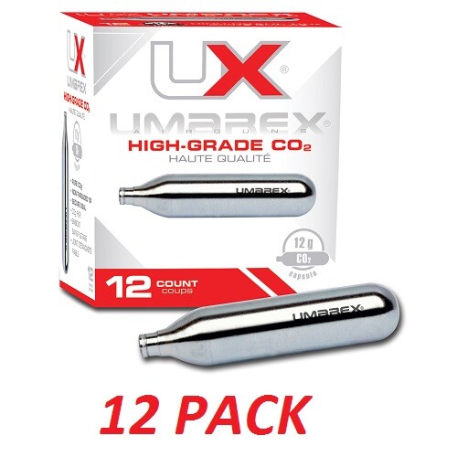 Umarex High-Grade CO2 Cartridges for Pellet Guns BB Guns and Airsoft Guns