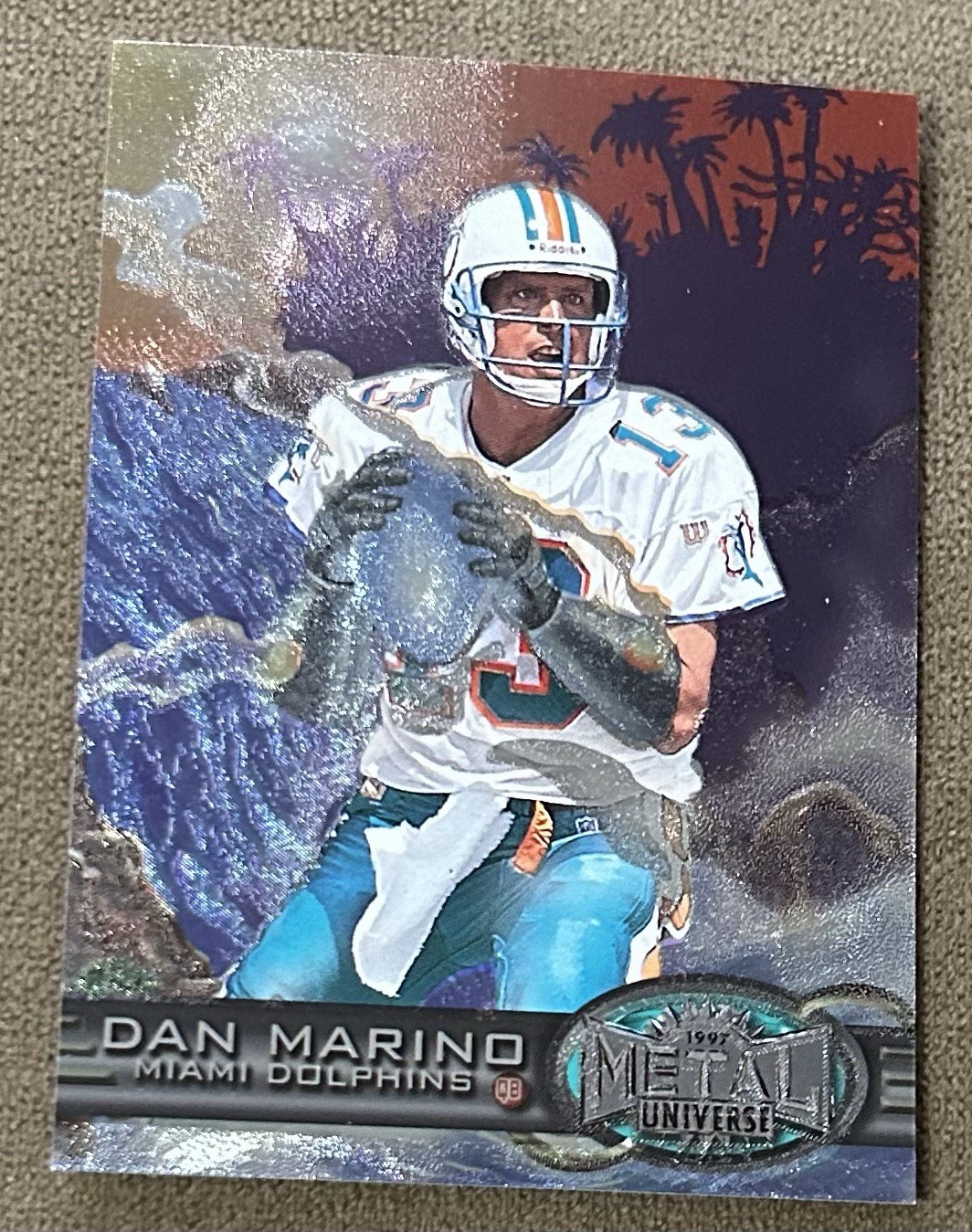 1997 Fleer Metal Universe Dan Marino #140 Miami Dolphins 1997 Fleer Metal Universe Dan Marino #140 Miami Dolphins