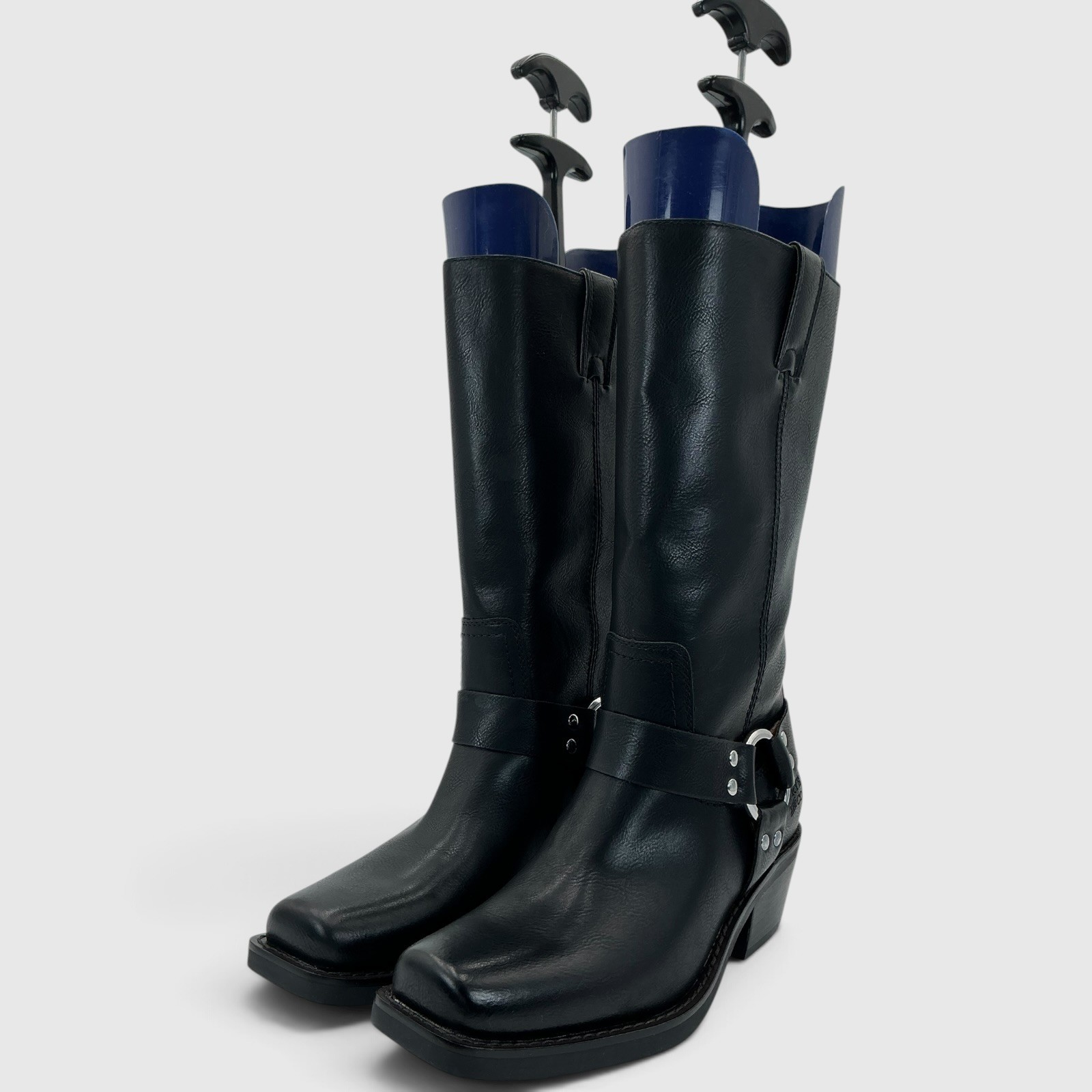 Frye & Co. Lorrie Harness 12 Women\'s Size 8.5 Black Western Boots NIB Frye & Co. Lorrie Harness 12 Women\'s Size 8.5 Black Western Boots NIB