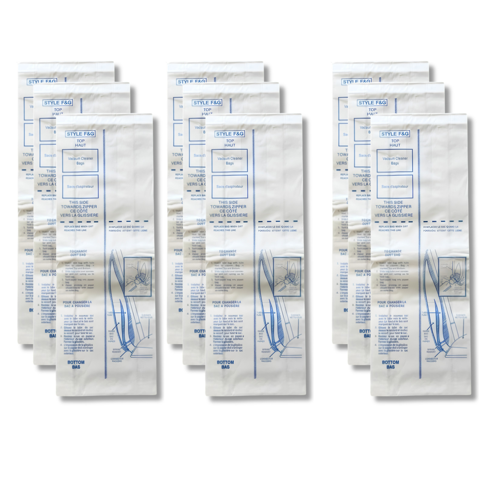 VacBagsUSA Micro Filtration Eureka F&G Upright Commercial Vacuum Cleaner Bags