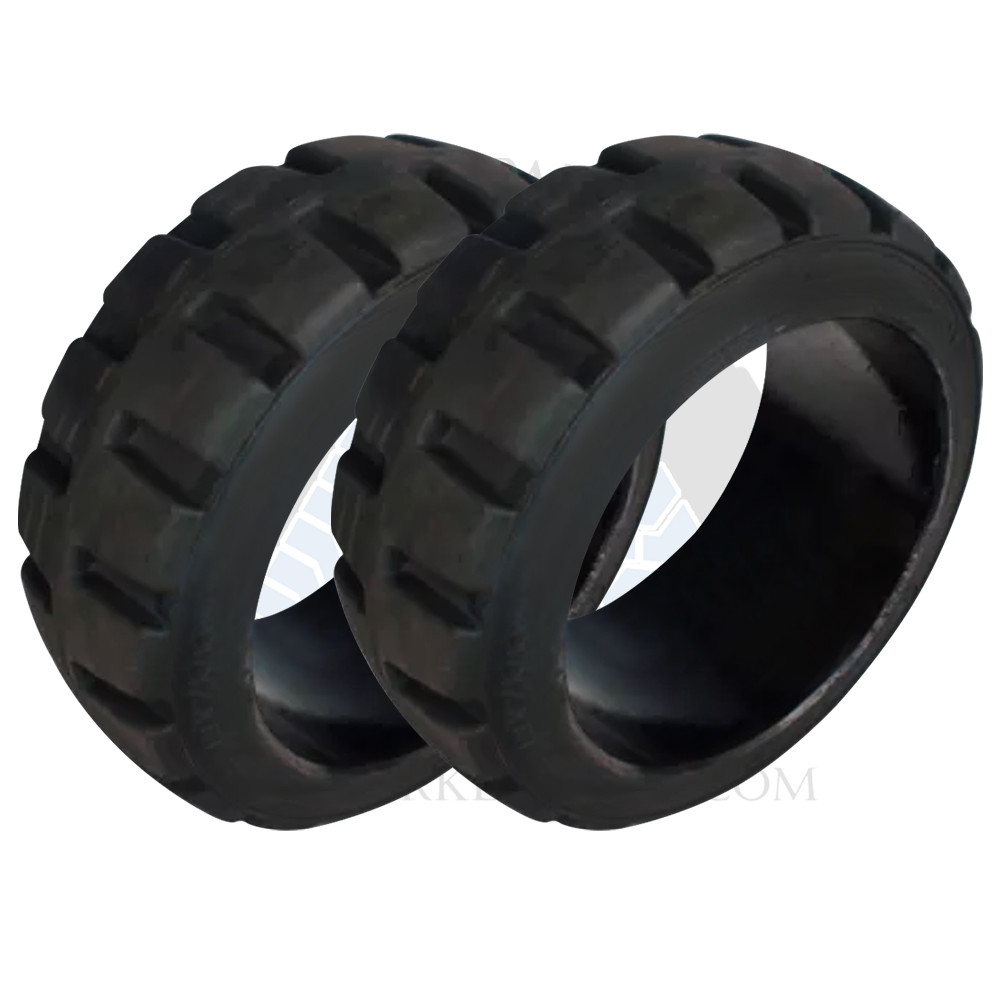 2PK. 16X4-1/2X10-1/2  SOLID TIRES  FORKLIFT TIRES 164121012 1645105 | USA MADE