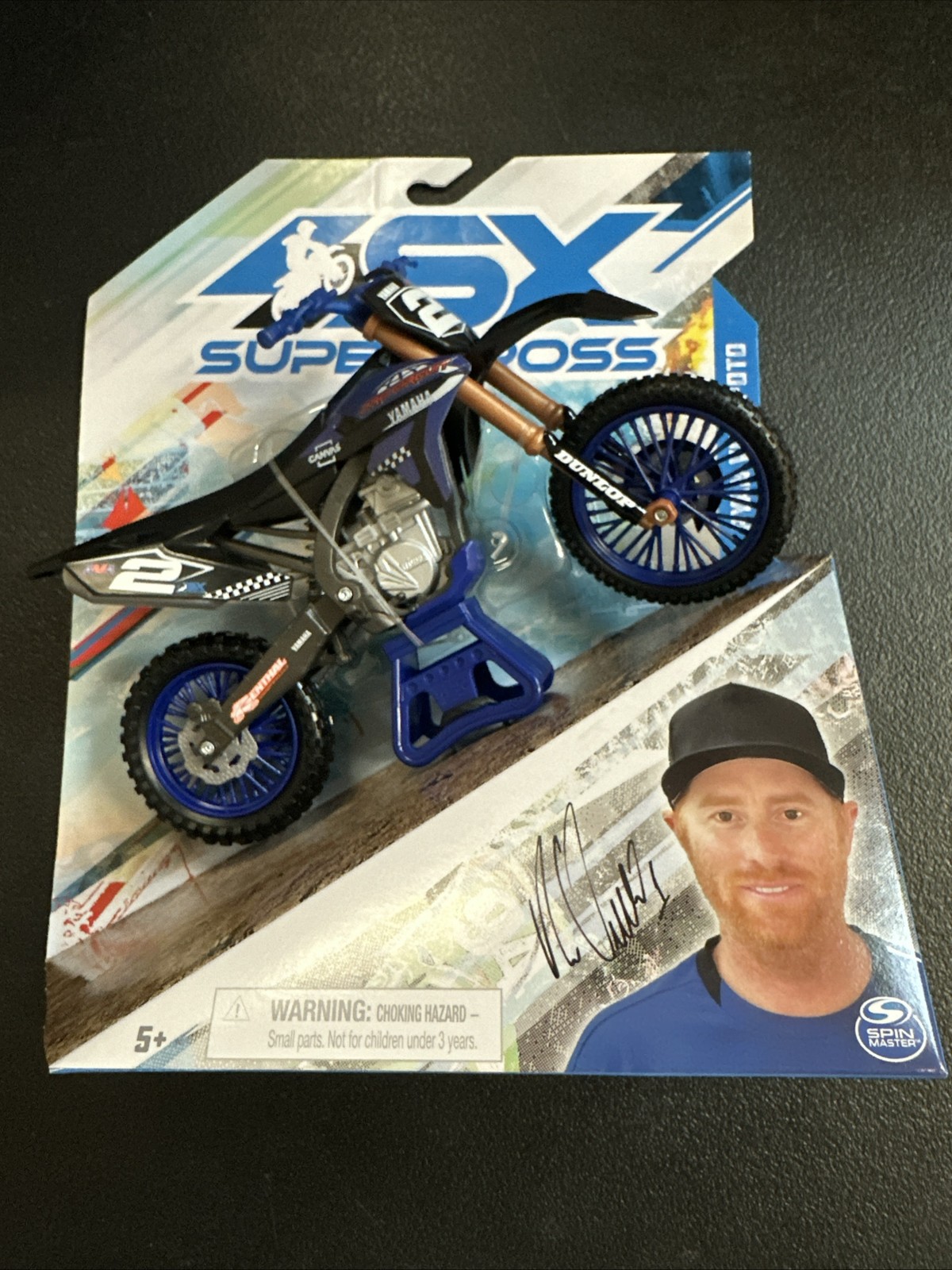 SX Supercorss Authentic Ryan Villopoto #2 True Metal Motorcycle with Stand [NEW]