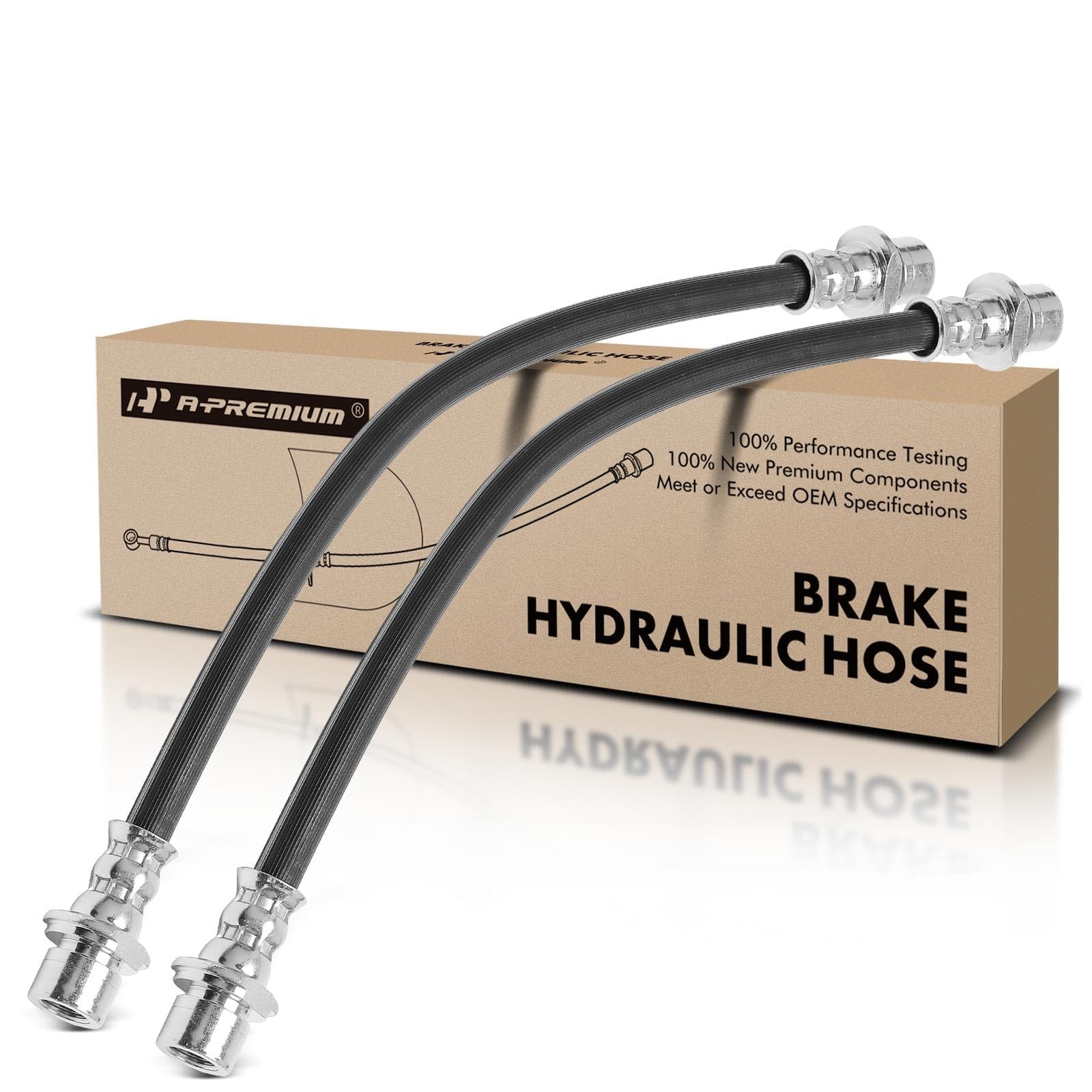 A-Premium Brake Hydraulic Hose 2 Pack for Toyota A-Premium Brake Hydraulic Hose 2 Pack for Toyota