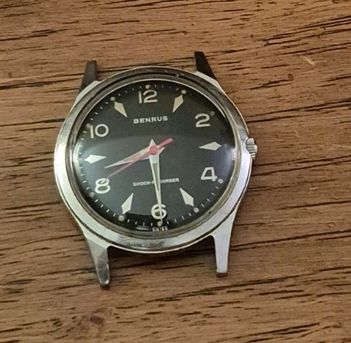 Vintage Benrus Stainless Steel Watch, 1960s