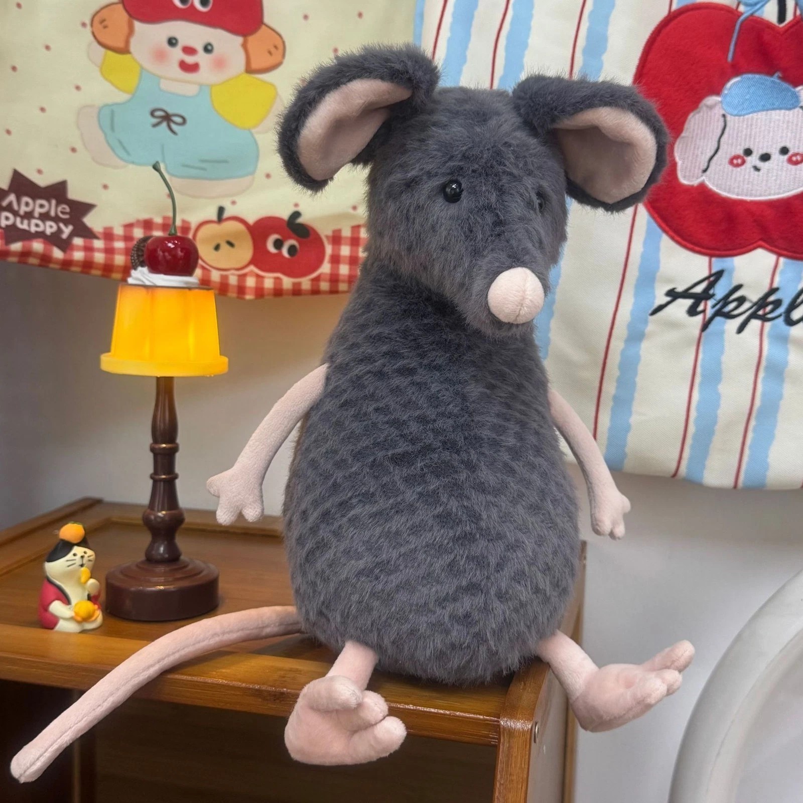 Jellycat LACHLAN SAD RAT Plush Soft Stuffed Toy - Authentic NWT Gifts US