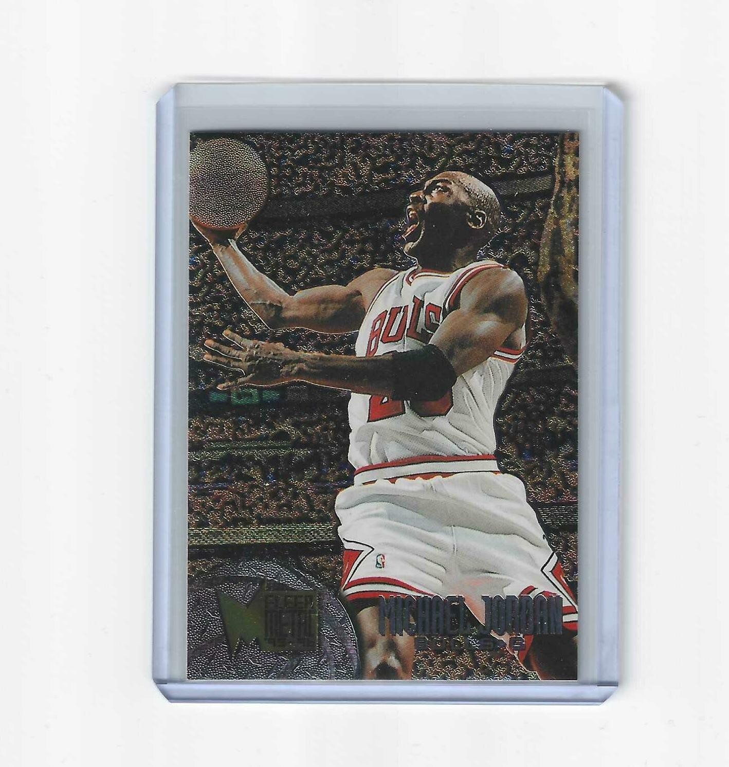 Michael Jordan Bulls 1995-96 Fleer Metal #13 Mint