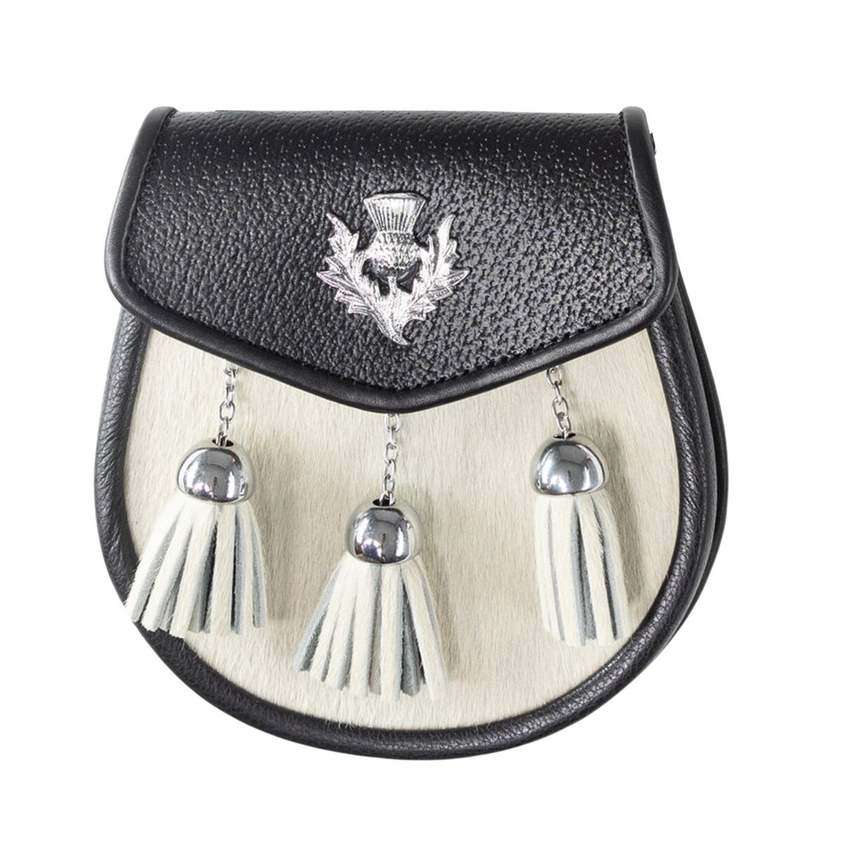 The Guards Sporran Damn Near Kilt Em Semi-Formal Genuine Leather With Chain Belt The Guards Sporran Damn Near Kilt Em Semi-Formal Genuine Leather With Chain Belt
