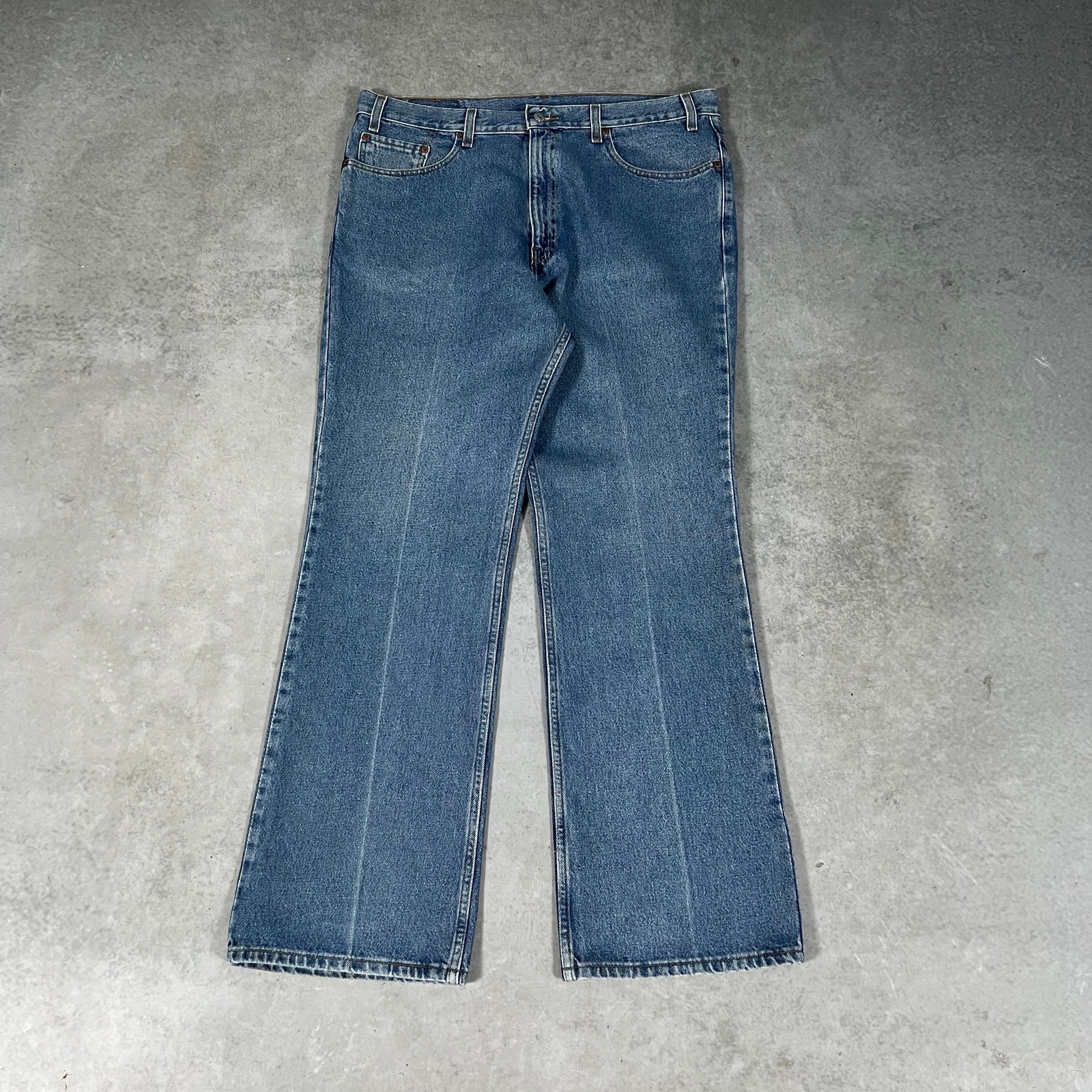 Vintage 2005 Levi\'s 517 Bootcut Men\'s 40X32 Jeans Slim Flare Denim 100% Cotton