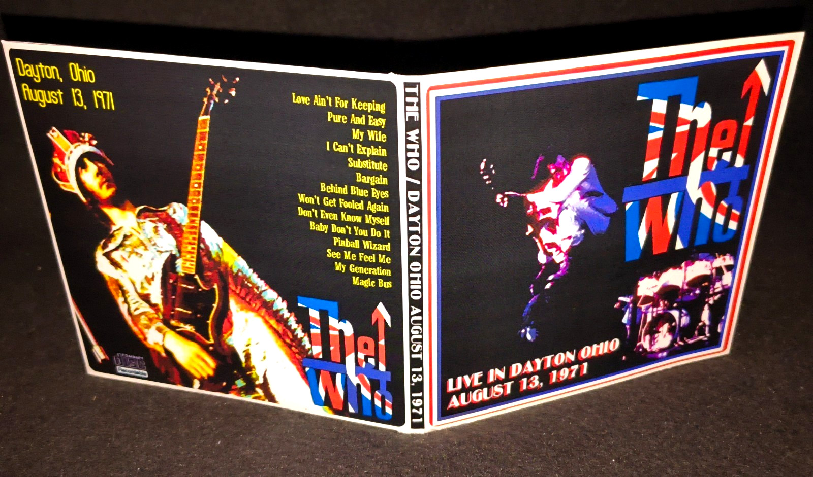 The Who Dayton 1971 Gate Fold CD Package NEW