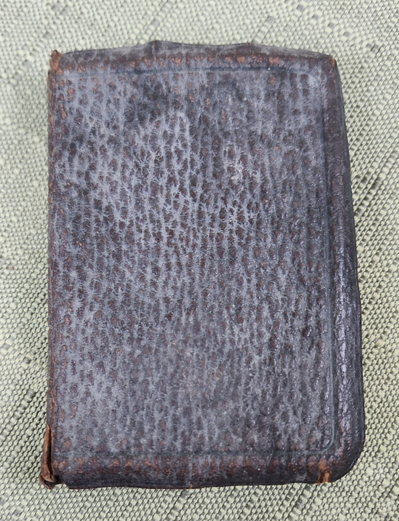 Antique 1884 American Bible Society New Testament and Psalms Pocket Bible