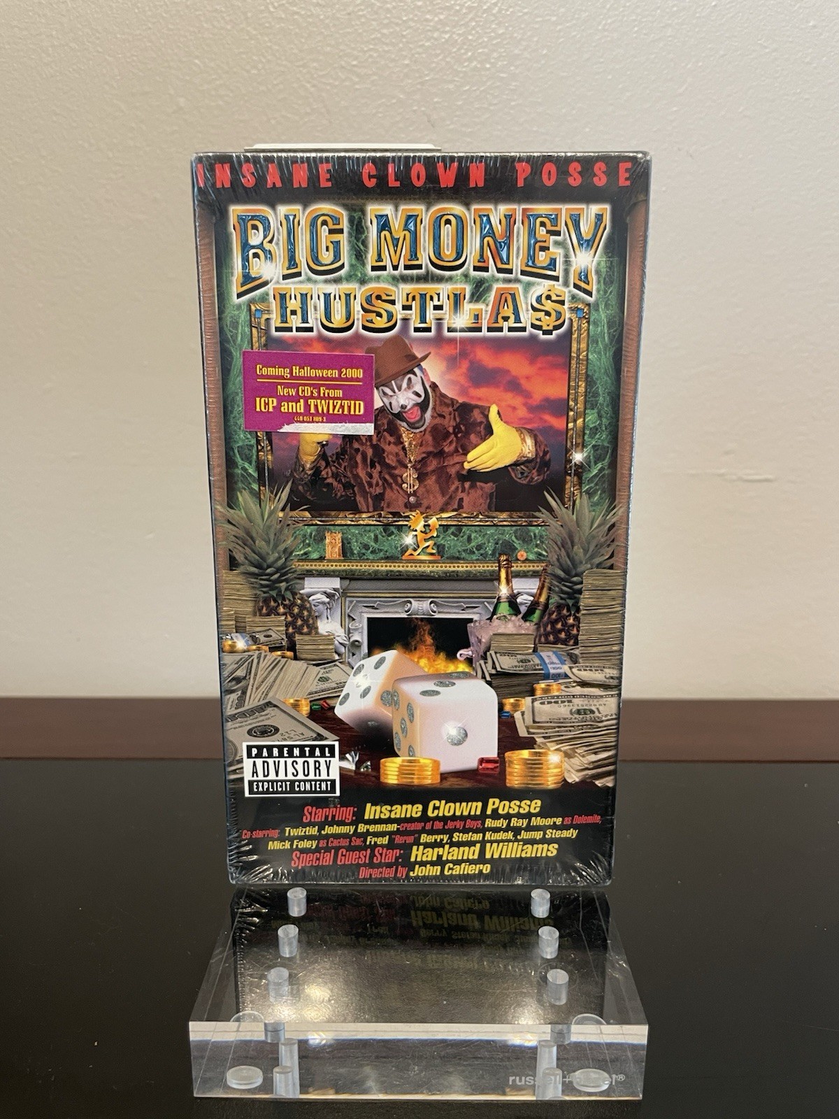 Very Rare Insane Clown Posse Big Money Hustlas VHS Movie Sealed W/ Hype Sticker Very Rare Insane Clown Posse Big Money Hustlas VHS Movie Sealed W/ Hype Sticker