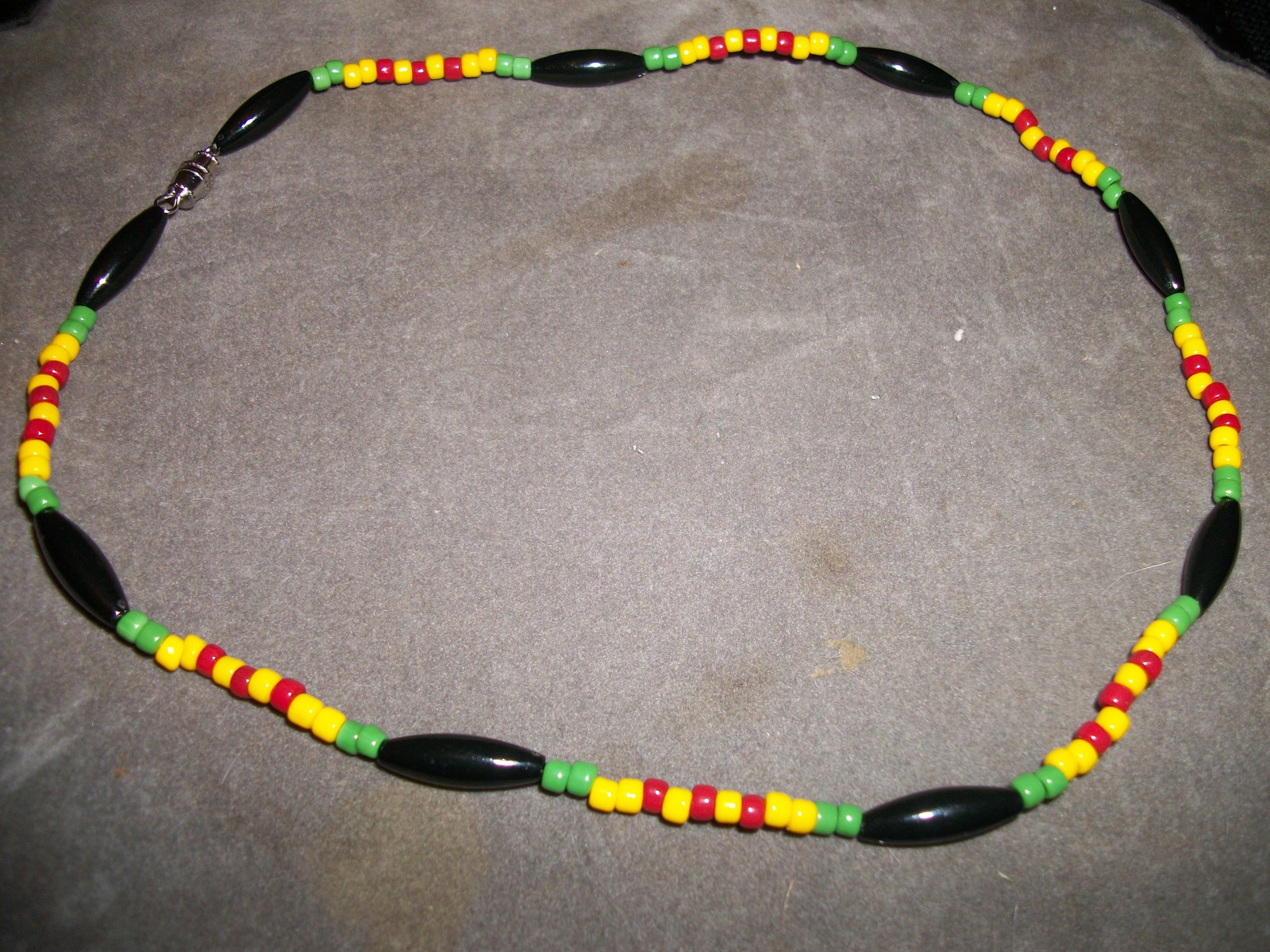 Viet Nam Service Ribbon Necklace POW/MIA Black    17 Inch Size Only