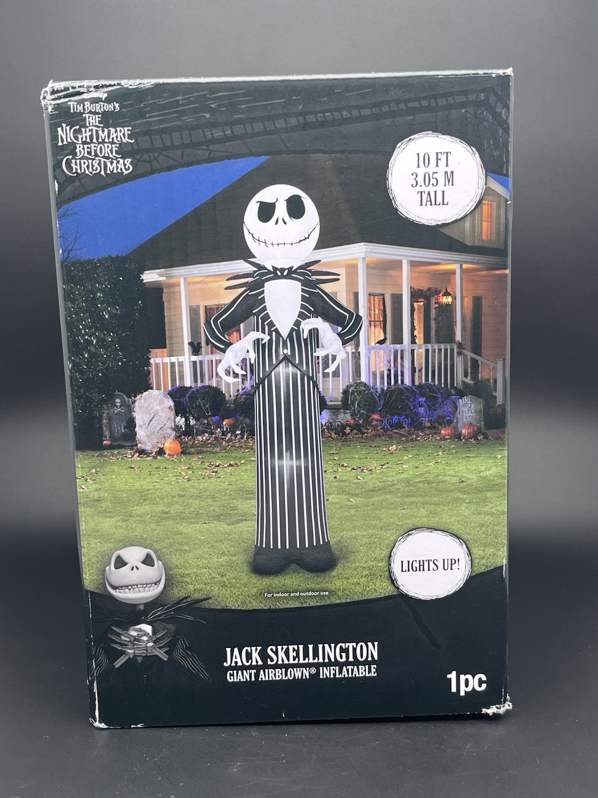 Disney Halloween Nightmare Before Christmas 10 ft Jack Skellington Inflatable