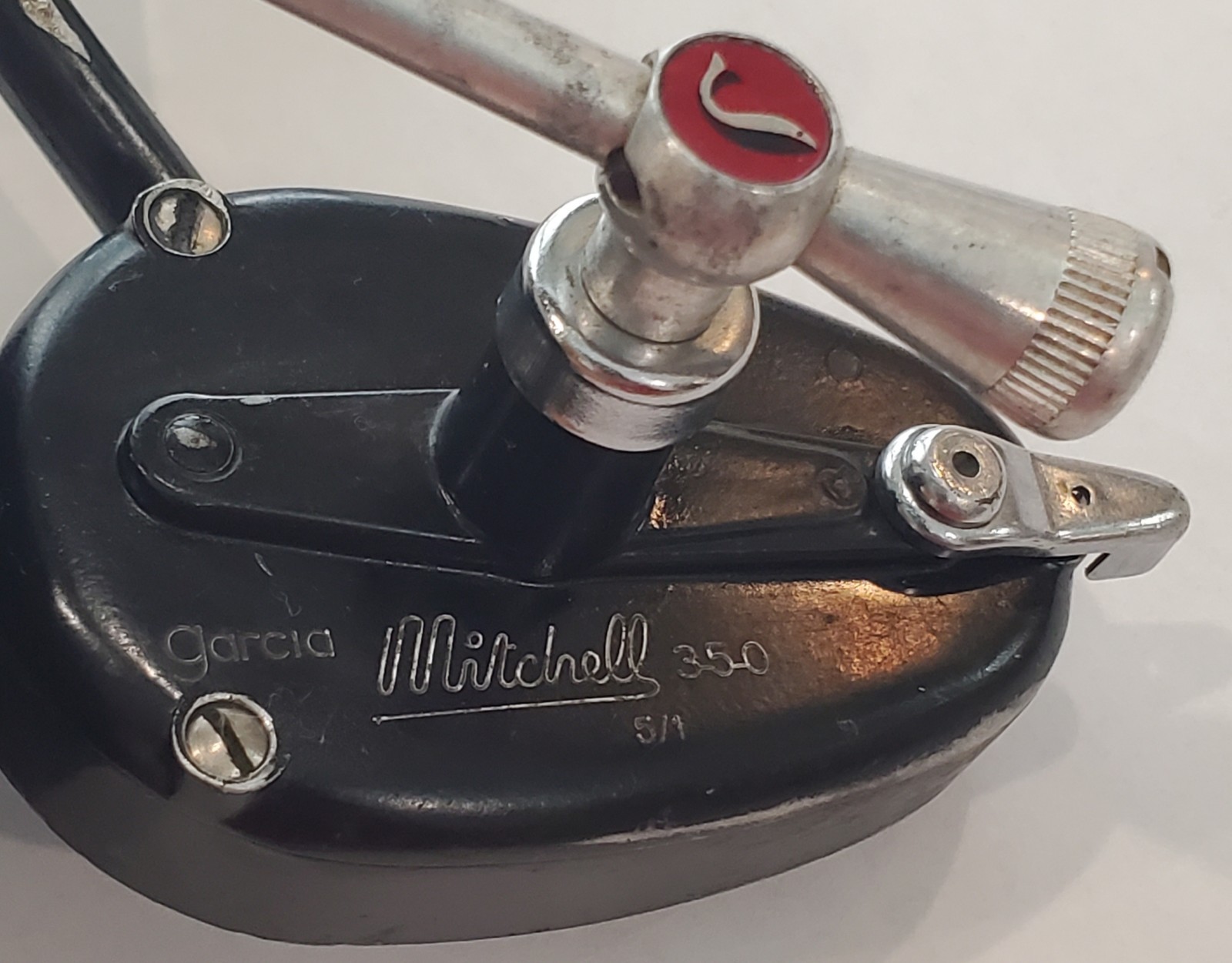 Vintage Garcia Mitchell 350 High Speed Spinning Fishing Reel Made France 1917664