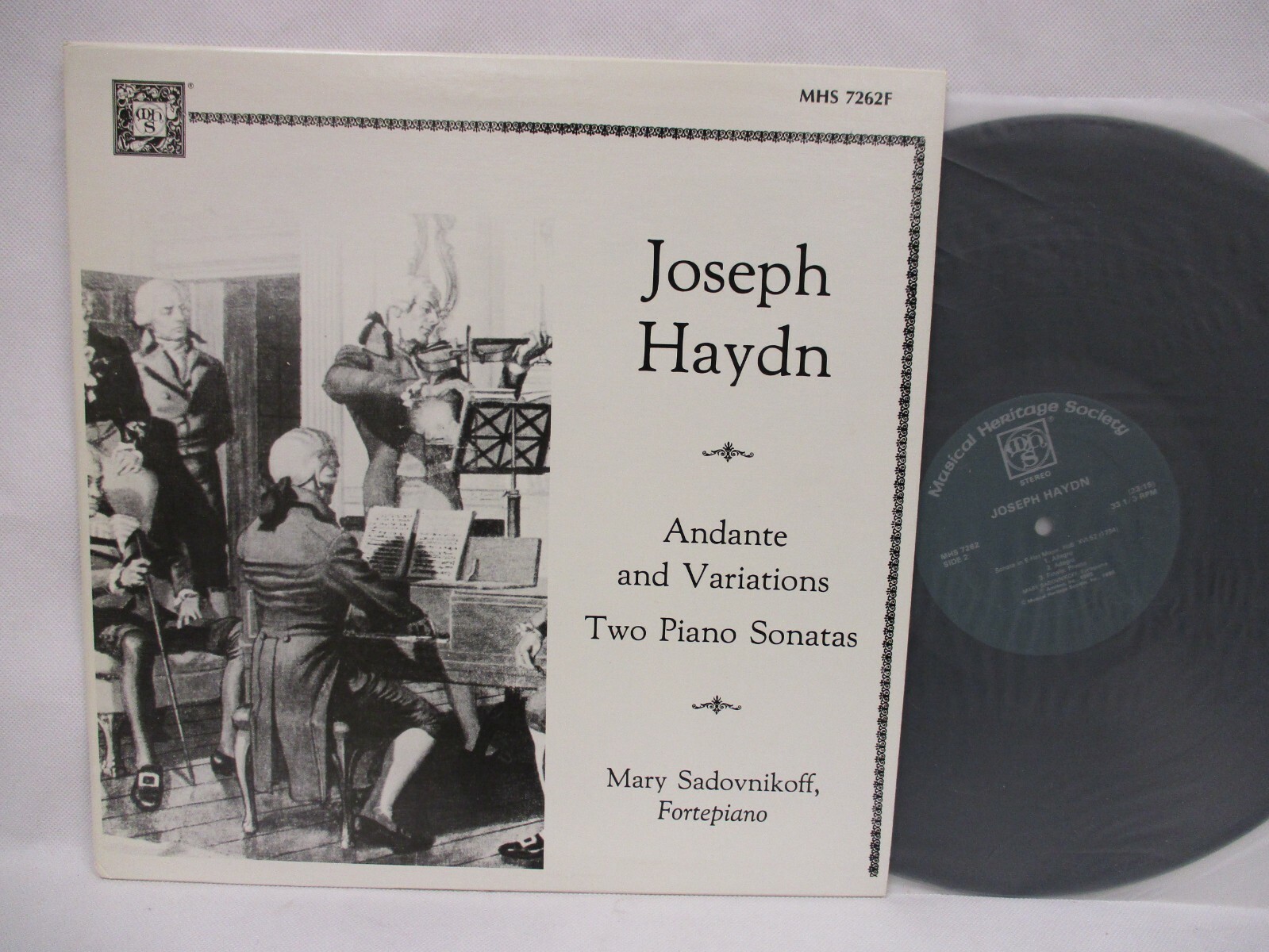 Joseph Haydn Andante and Variations Two Piano Sonatas Mary Sadovnikoff MHS 7262F