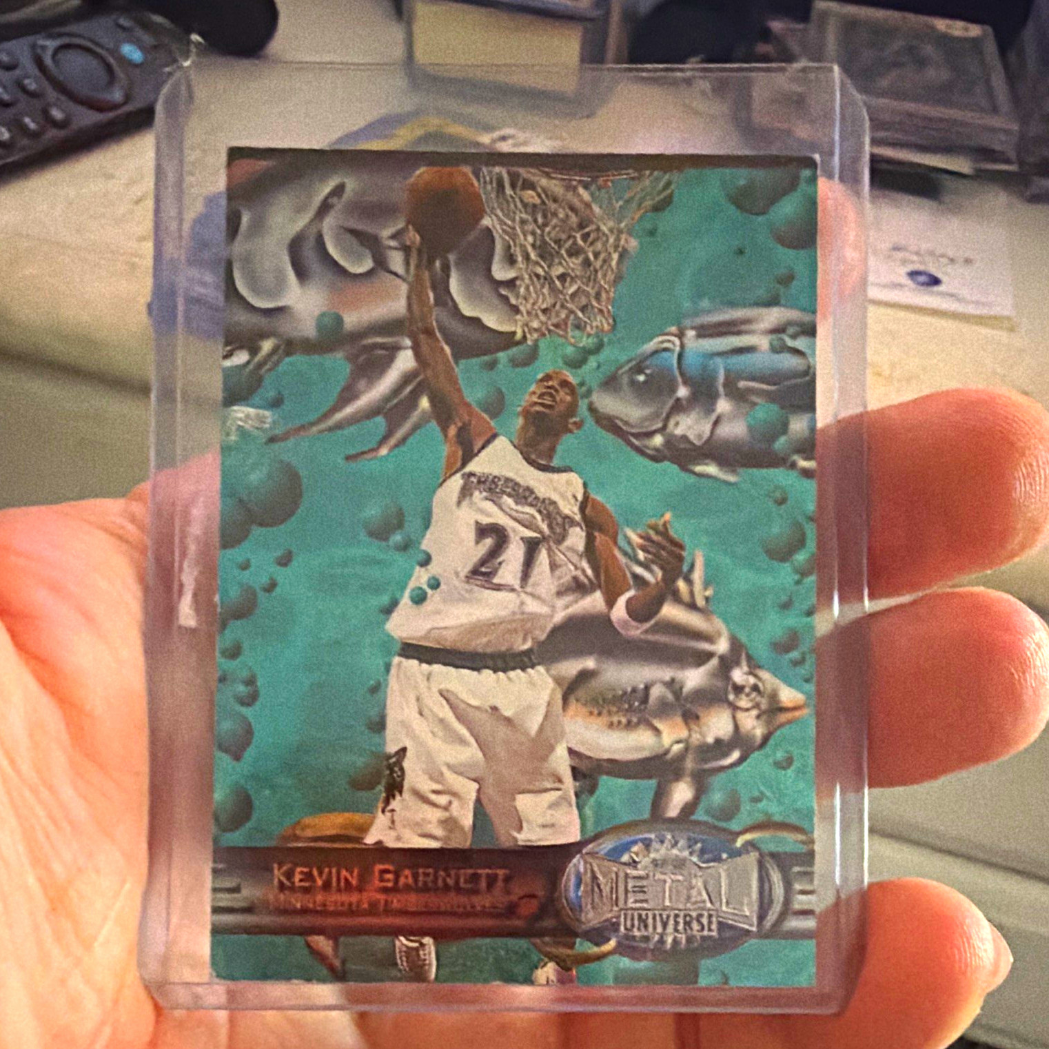 1997-98 SkyBox Metal Universe Kevin Garnett Timberwolves #109 Base Set