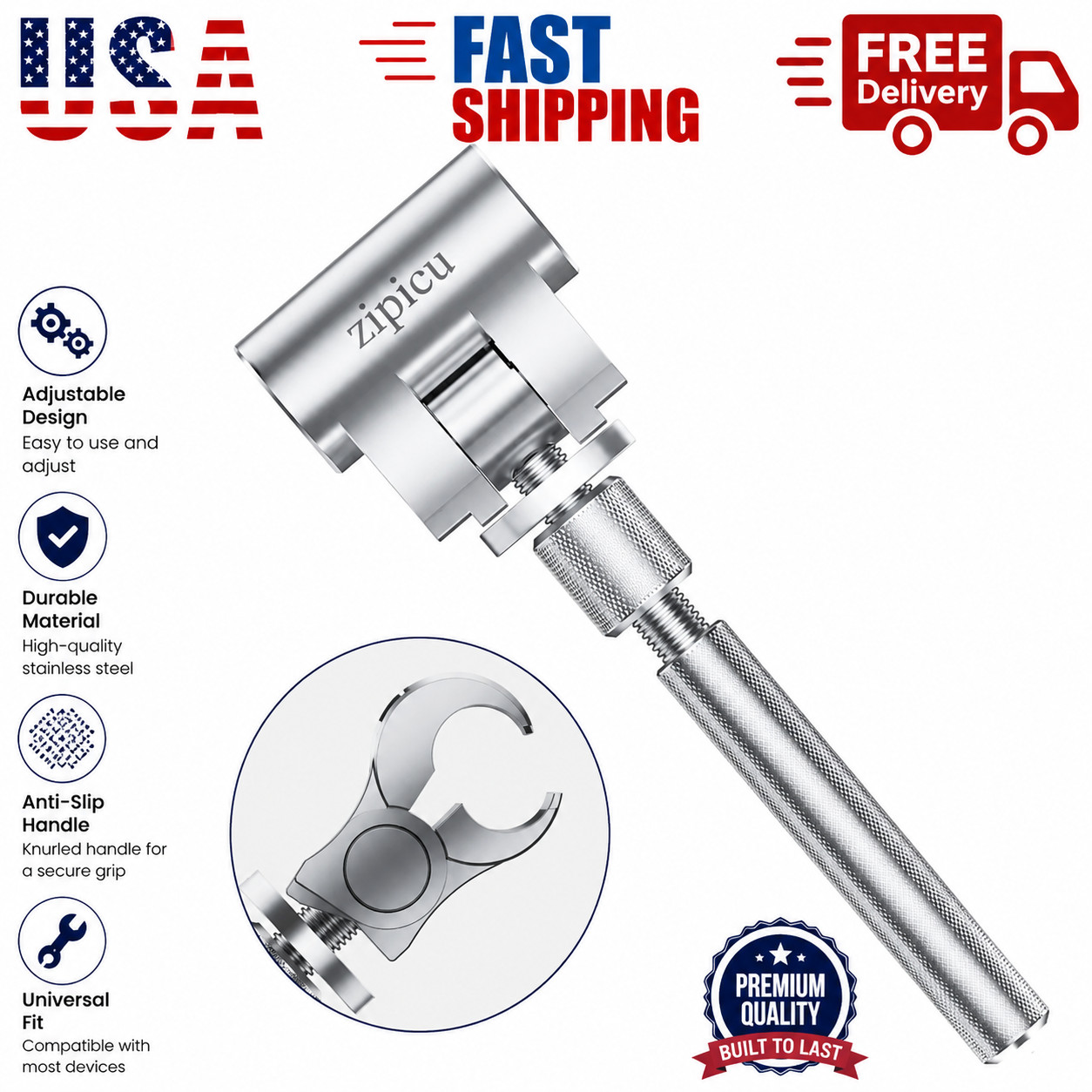 New-Gen Door Hinge Adjustment Tool Professional Universal Fit Interior Exterior.