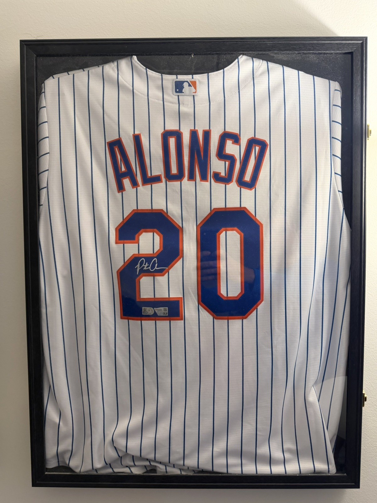Pete Alonso Autographed Officially Licensed Jersey Certified by Fanatics
