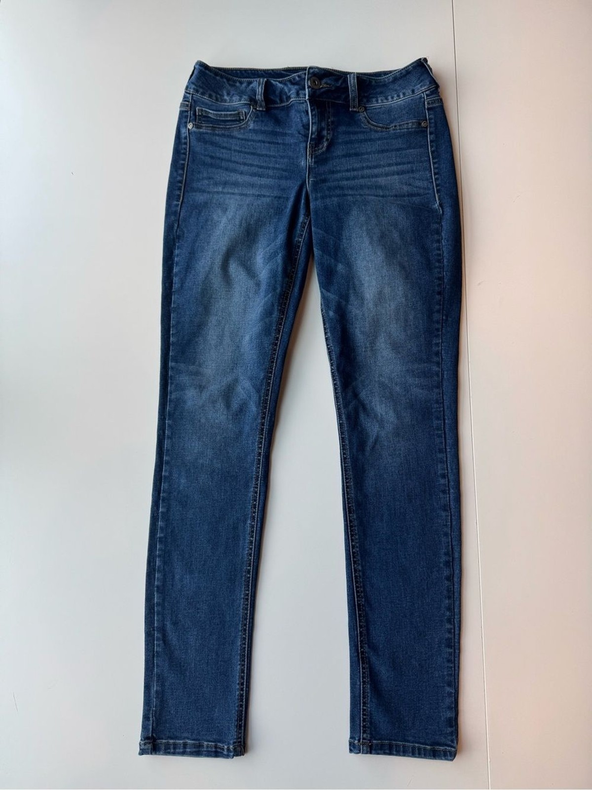 Maurices Dark Blue Skinny Jeans Medium Regular