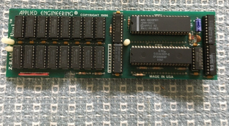 Apple IIC  -  Applied Engineering Z-RAM Ultra 1