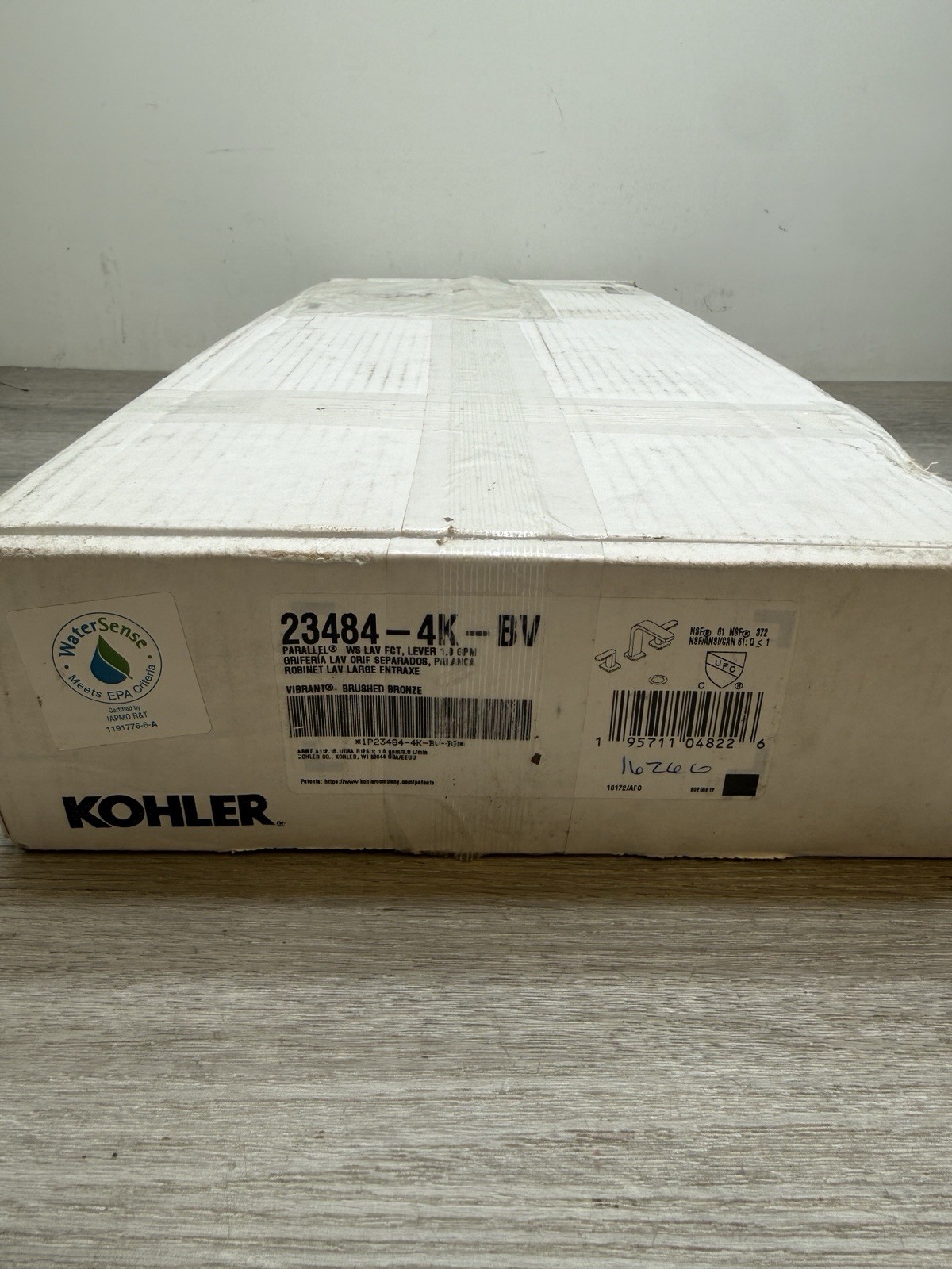 Kohler K-23484-4-BV Parallel 1.2 GPM Widespread Bathroom Faucet w/Drain *READ*